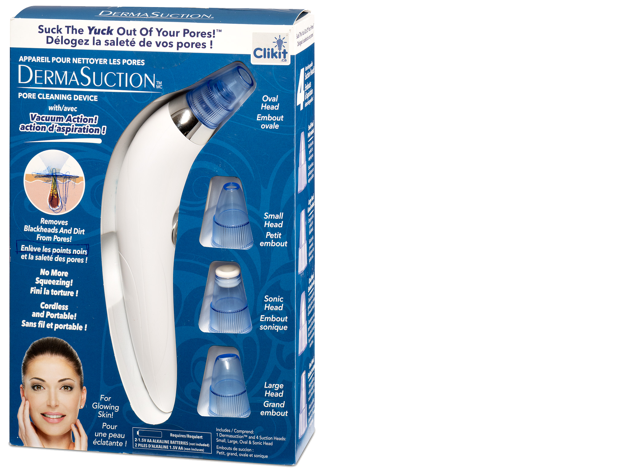 Clikit-Aspirateur-facial-Derma-Suction-A-Flash-test