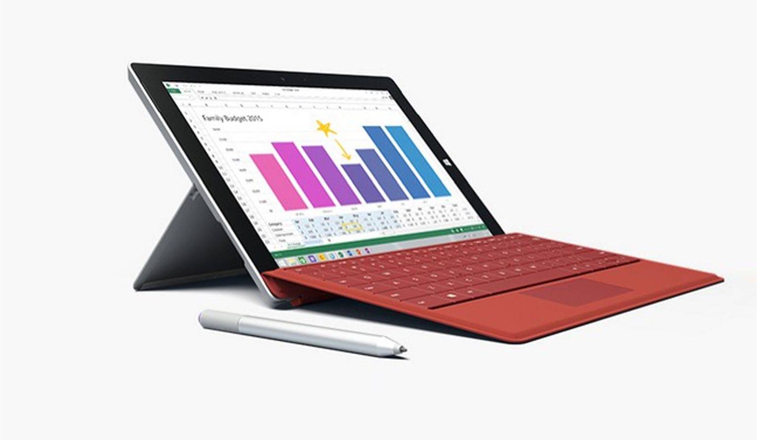 Microsoft dévoile la tablette Windows Surface 3