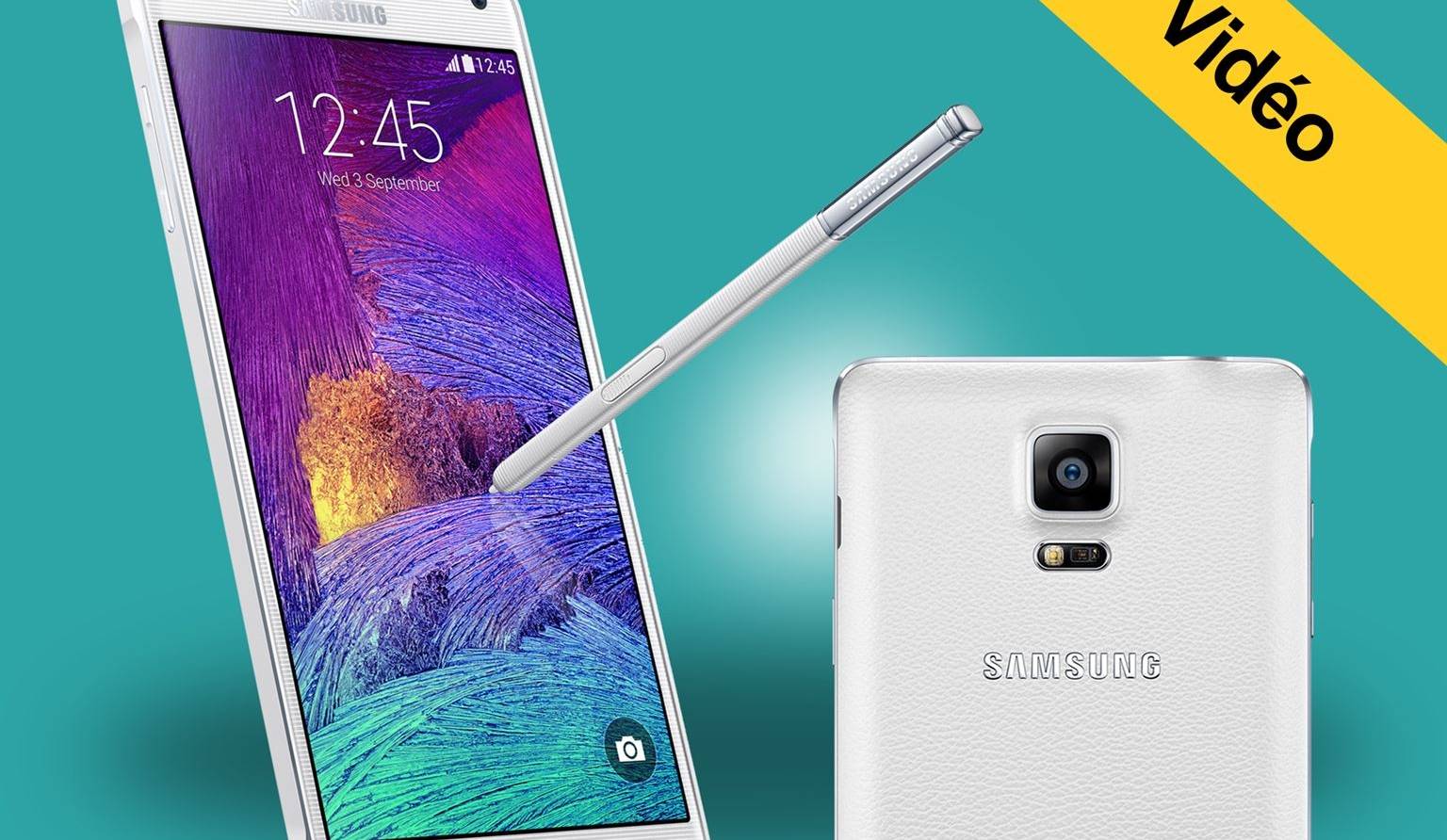Essai du téléphone Samsung Galaxy Note 4