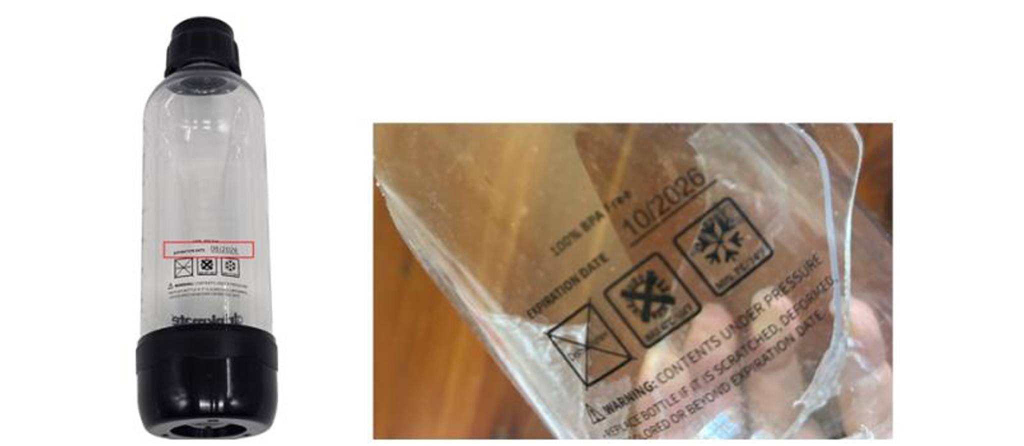 Des bouteilles de carbonatation Drinkmate pourraient exploser