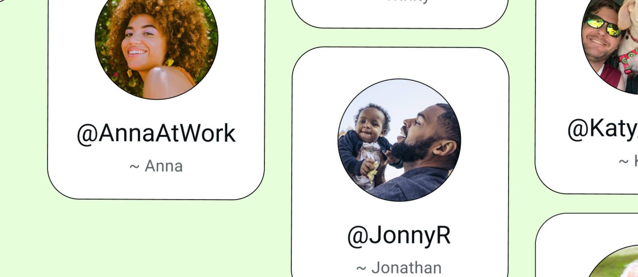 WhatsApp accepte désormais les noms de profil