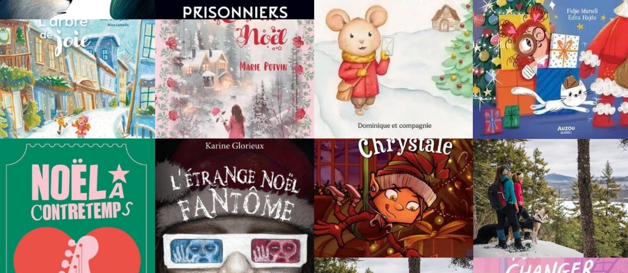 Livres à glisser dans les bas de Noël