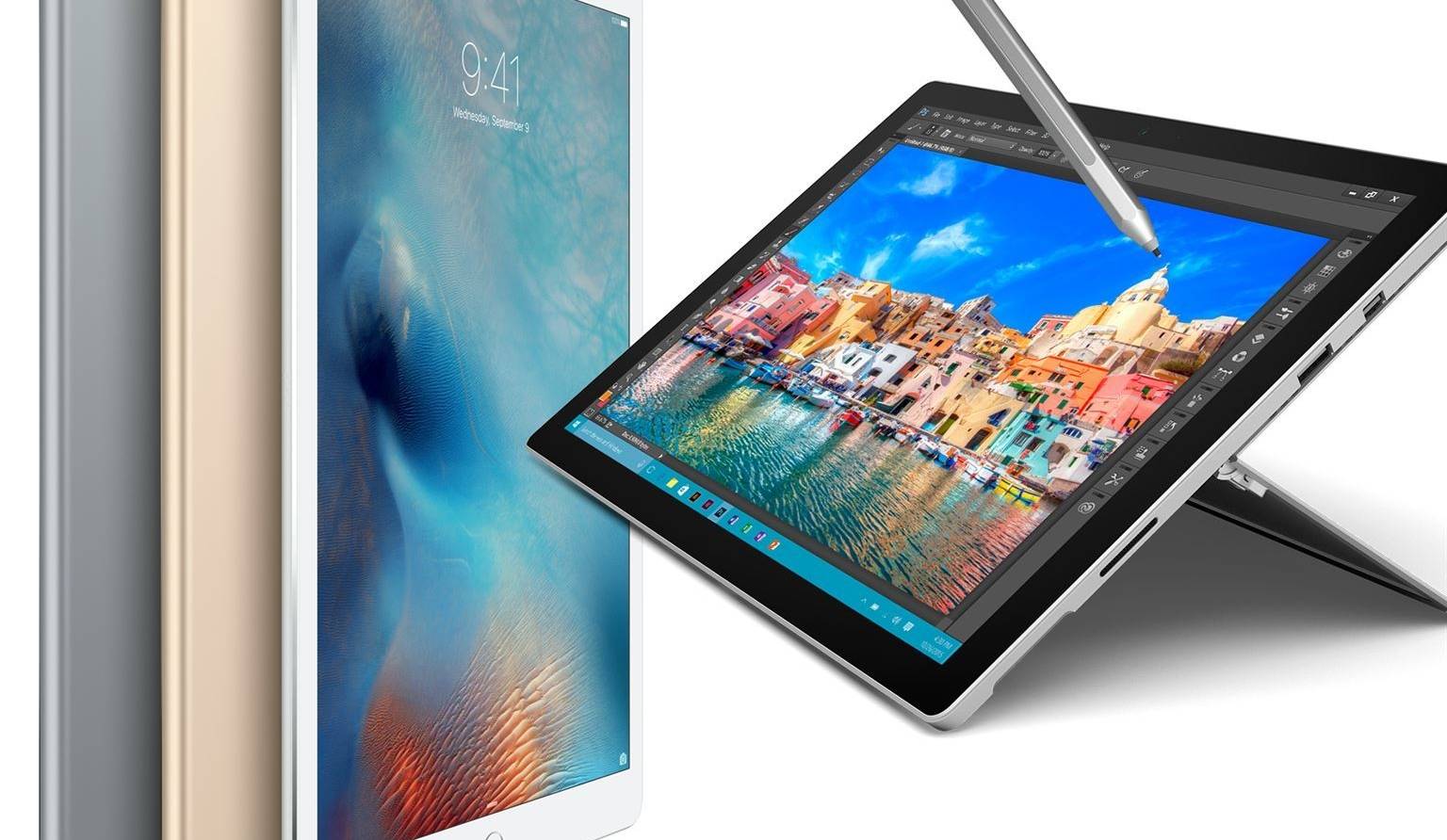 iPad Pro contre Surface Pro 4
