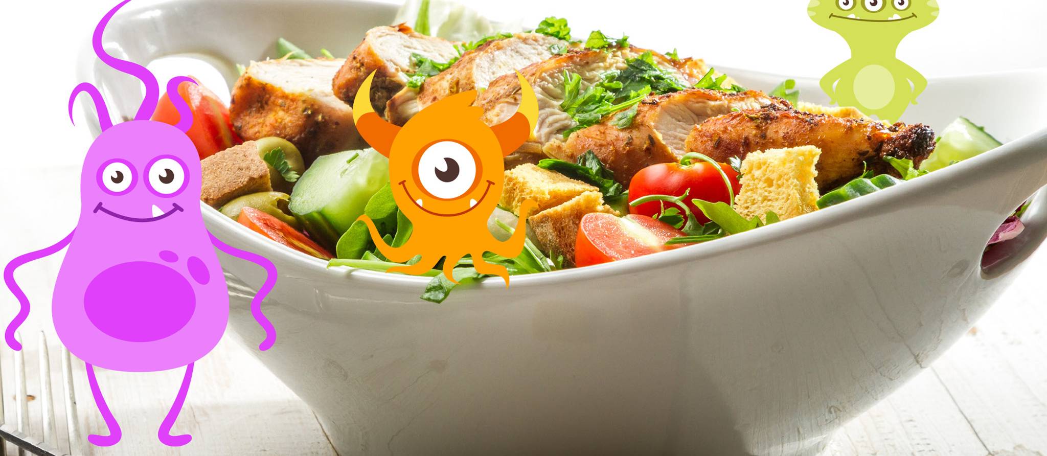 Rappels alimentaires: pas de microbes dans mon assiette!