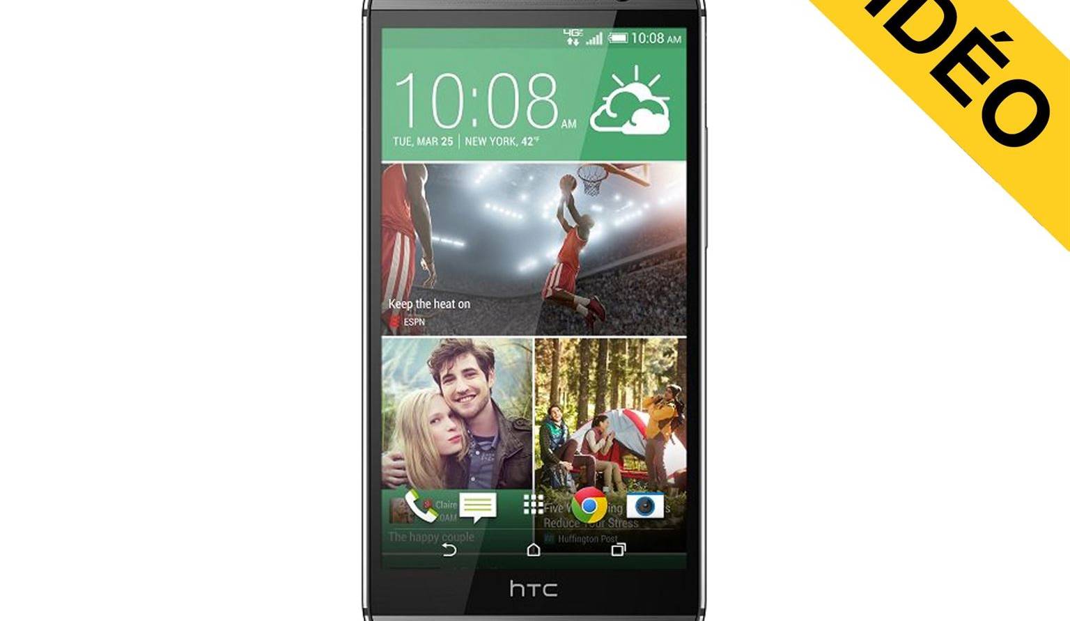 Vidéo: essai du téléphone HTC One (M8)