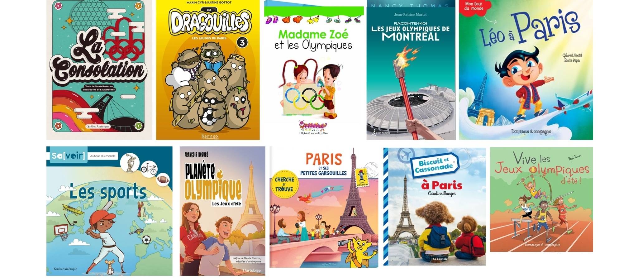 Jeux olympiques de Paris: des livres pour se mettre dans l’ambiance