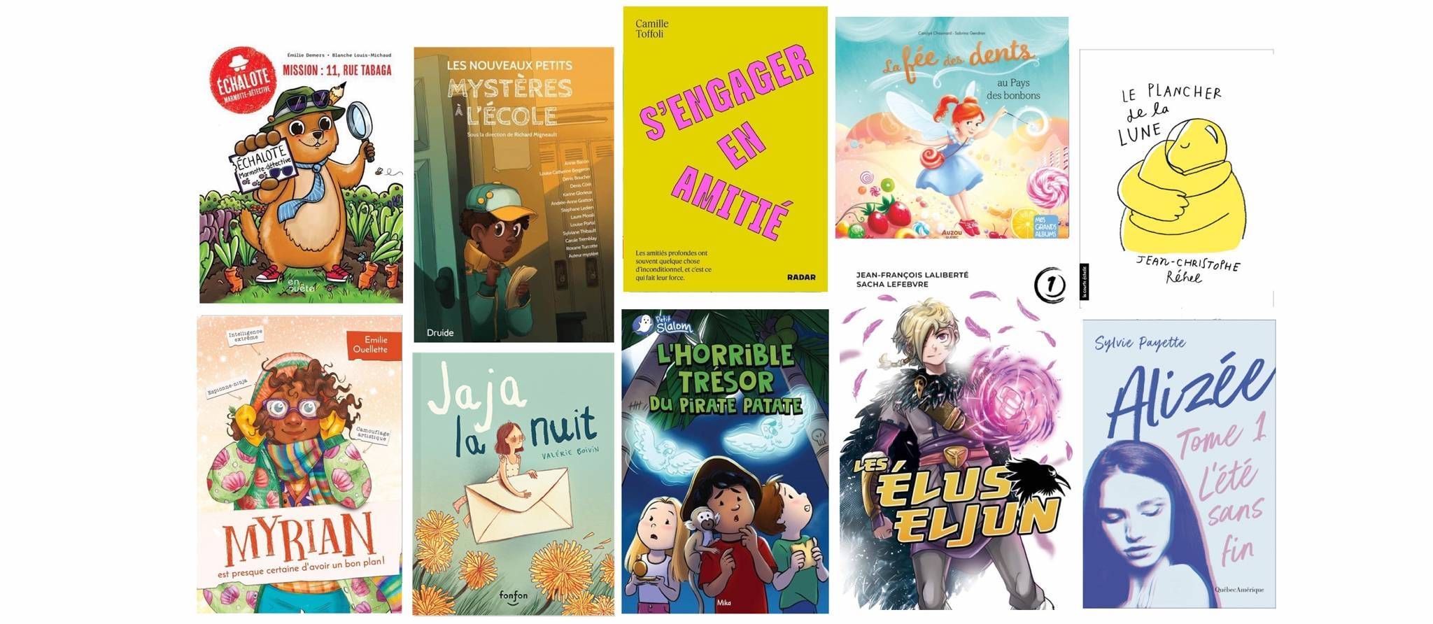 10 livres jeunesse pour lire québécois