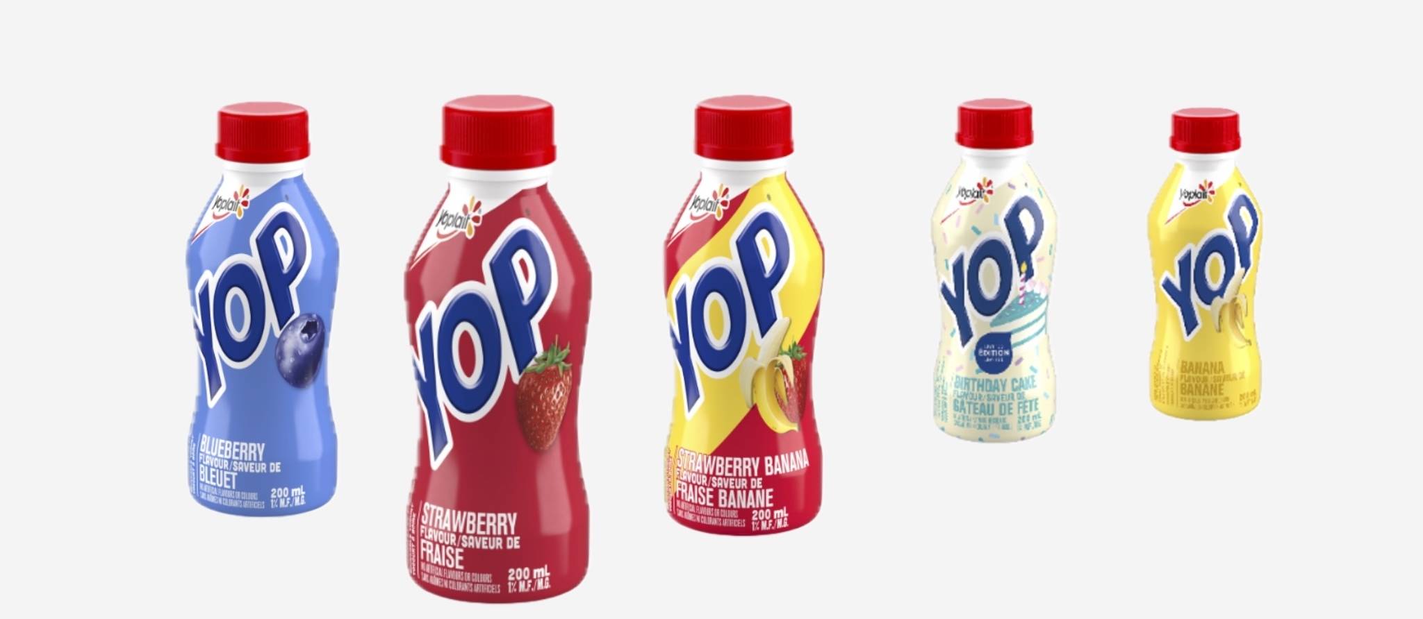 Rappel : des morceaux de plastique dans des yogourts à boire YOP de Yoplait