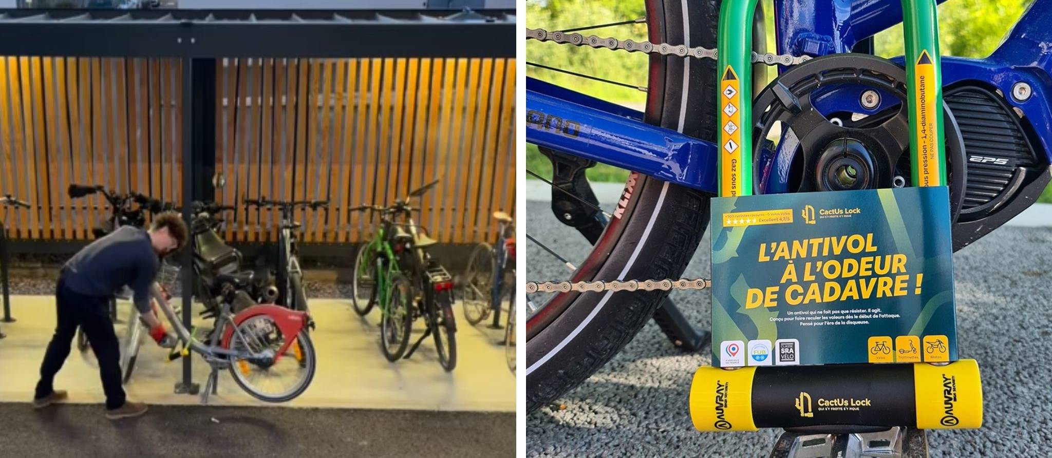 Éloigner les voleurs de vélo avec une odeur de cadavre