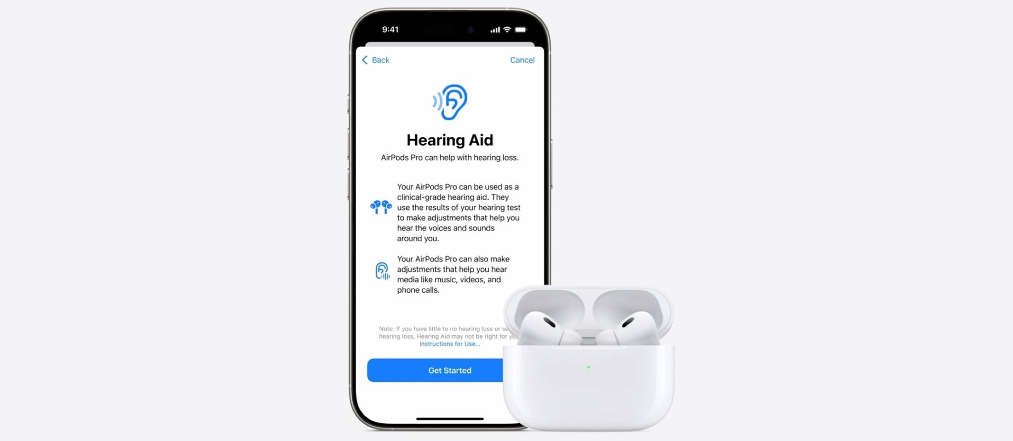 Des AirPods Pro 2 comme « appareils auditifs » : c’est possible… aux États-Unis
