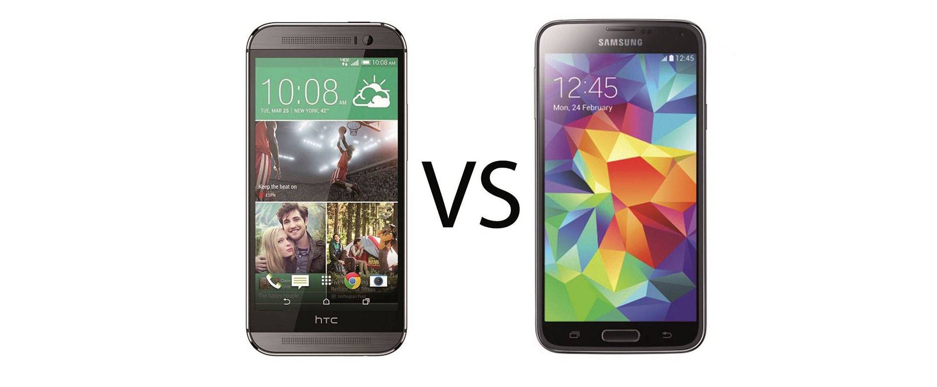 Vidéo: HTC One (M8) vs Samsung Galaxy S5