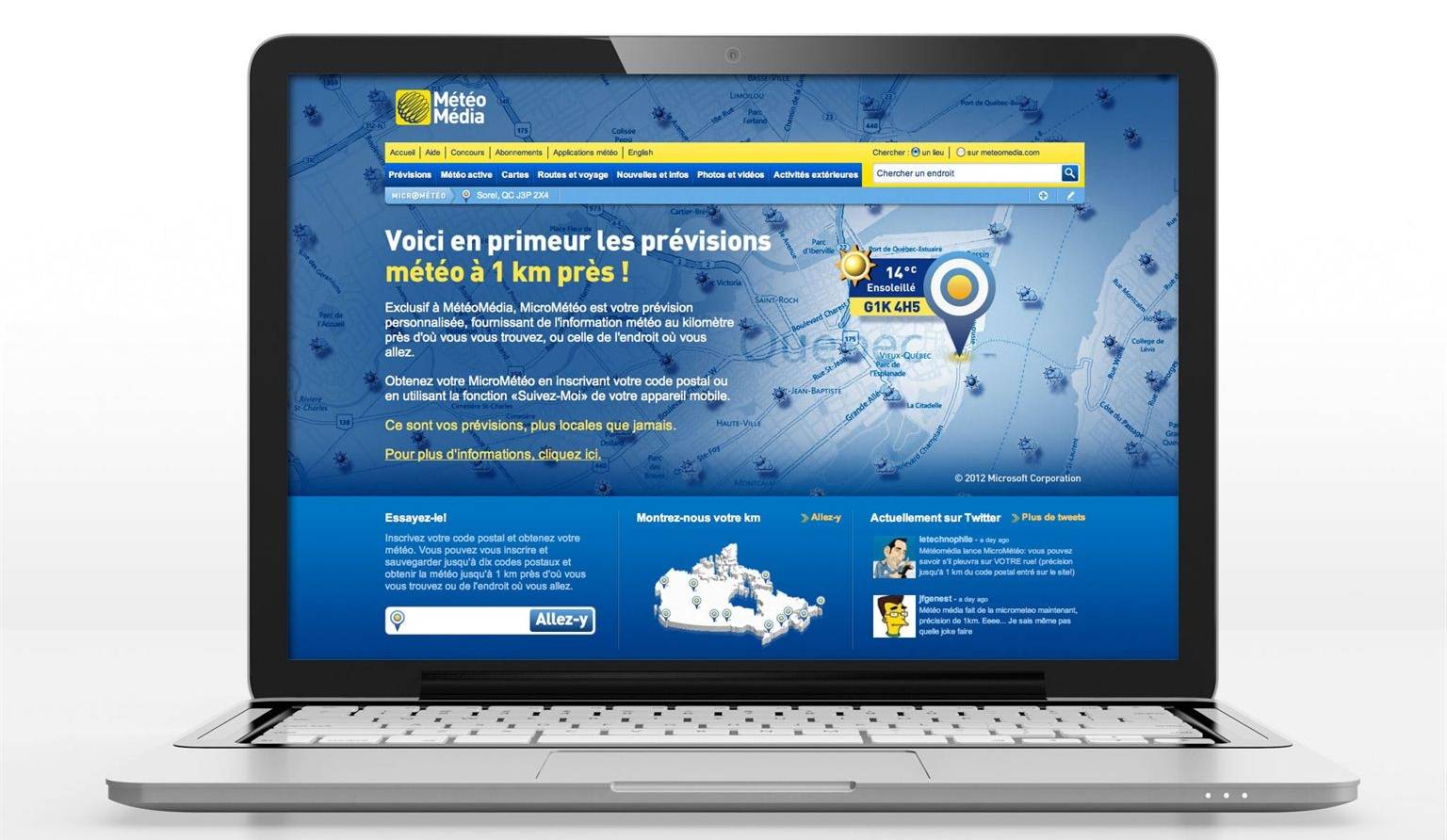 La météo au kilomètre près