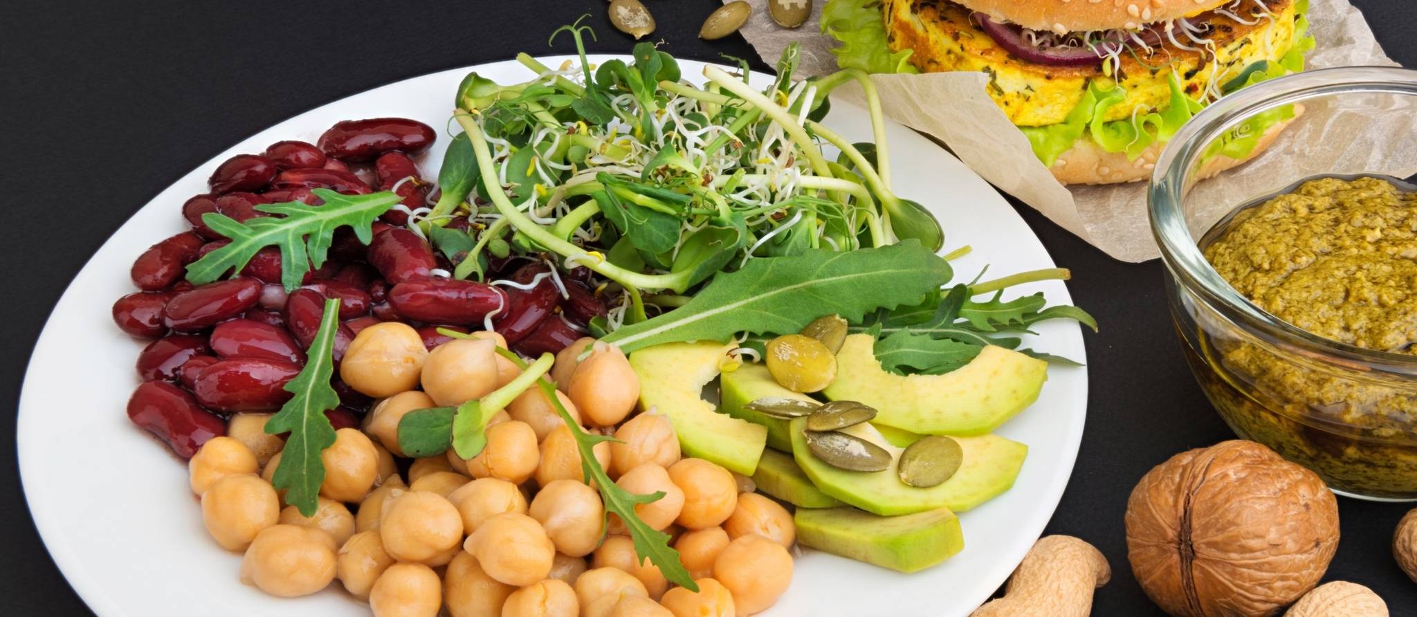 Recette de burger végétarien aux pois chiches et aux haricots rouges