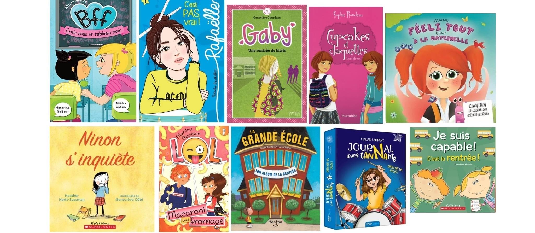 Des livres pour anticiper la rentrée