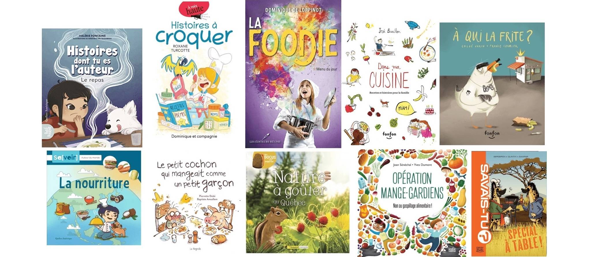 Des livres qui donnent faim