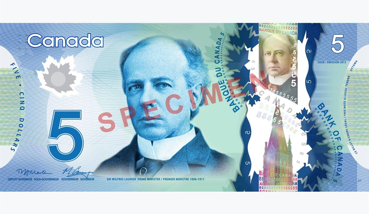 Les nouveaux billets de 5 $ et de 10 $ arrivent bientôt