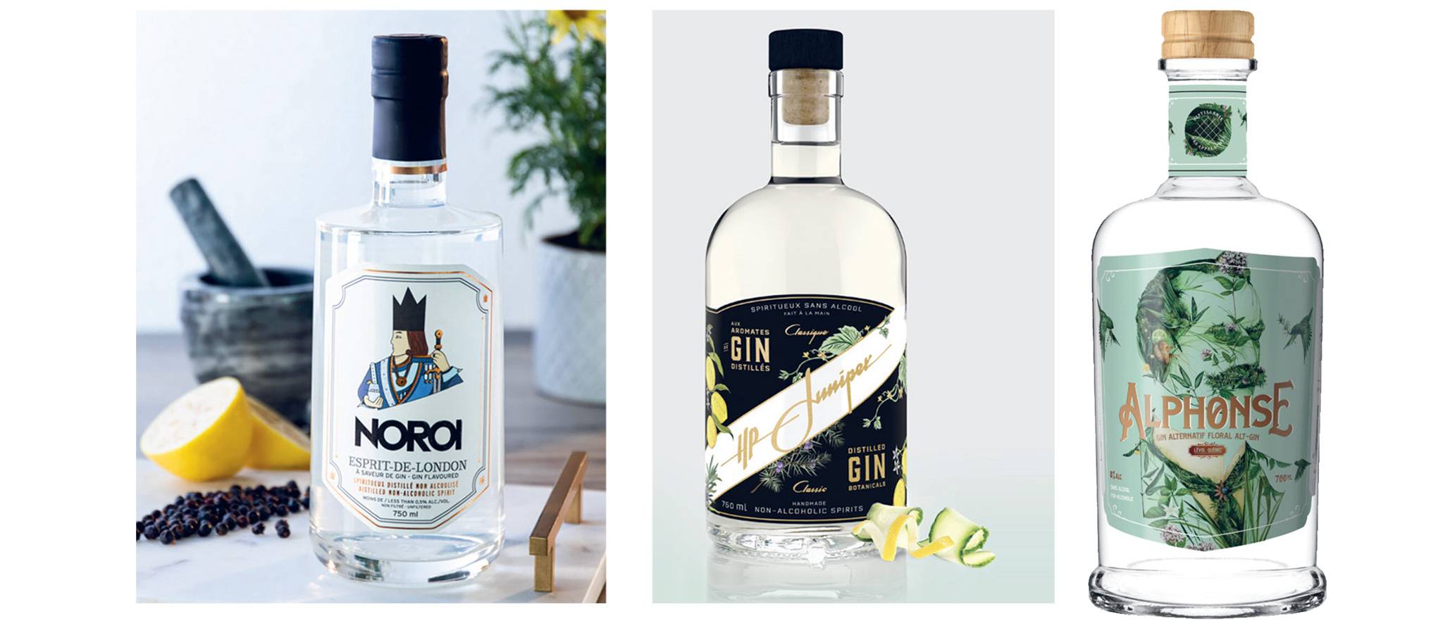 Du gin sans alcool fait ici