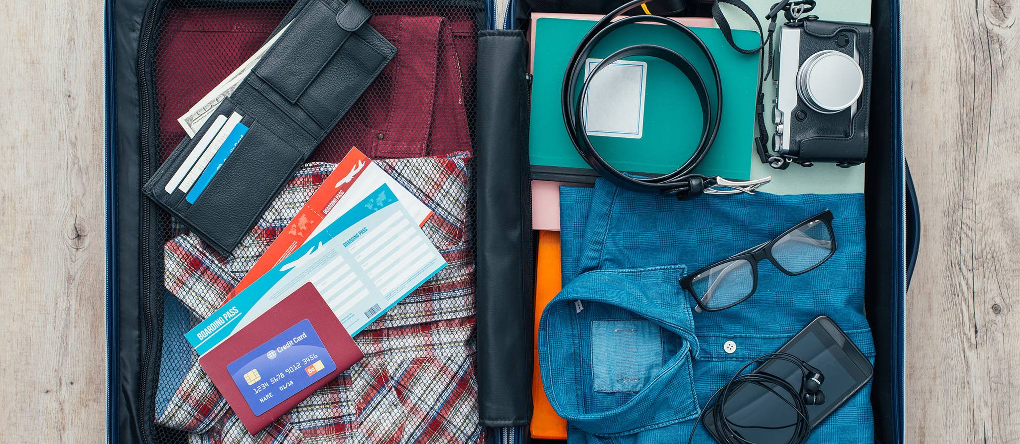 Voyage: liste des essentiels de la valise