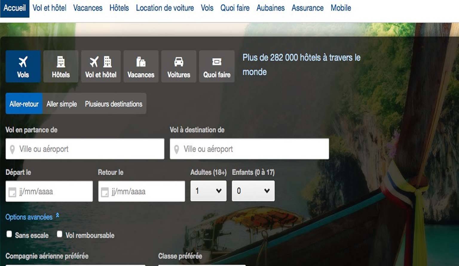 Travelocity.ca opère sans permis