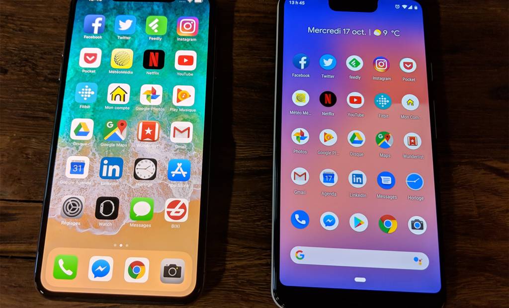 Essai comparatif : iPhone XS Max contre Pixel 3 XL