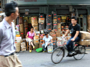 Le marché Qingping, dans le vieux Guangzhou, où on trouve à peu près tout ce qui peut se sécher.