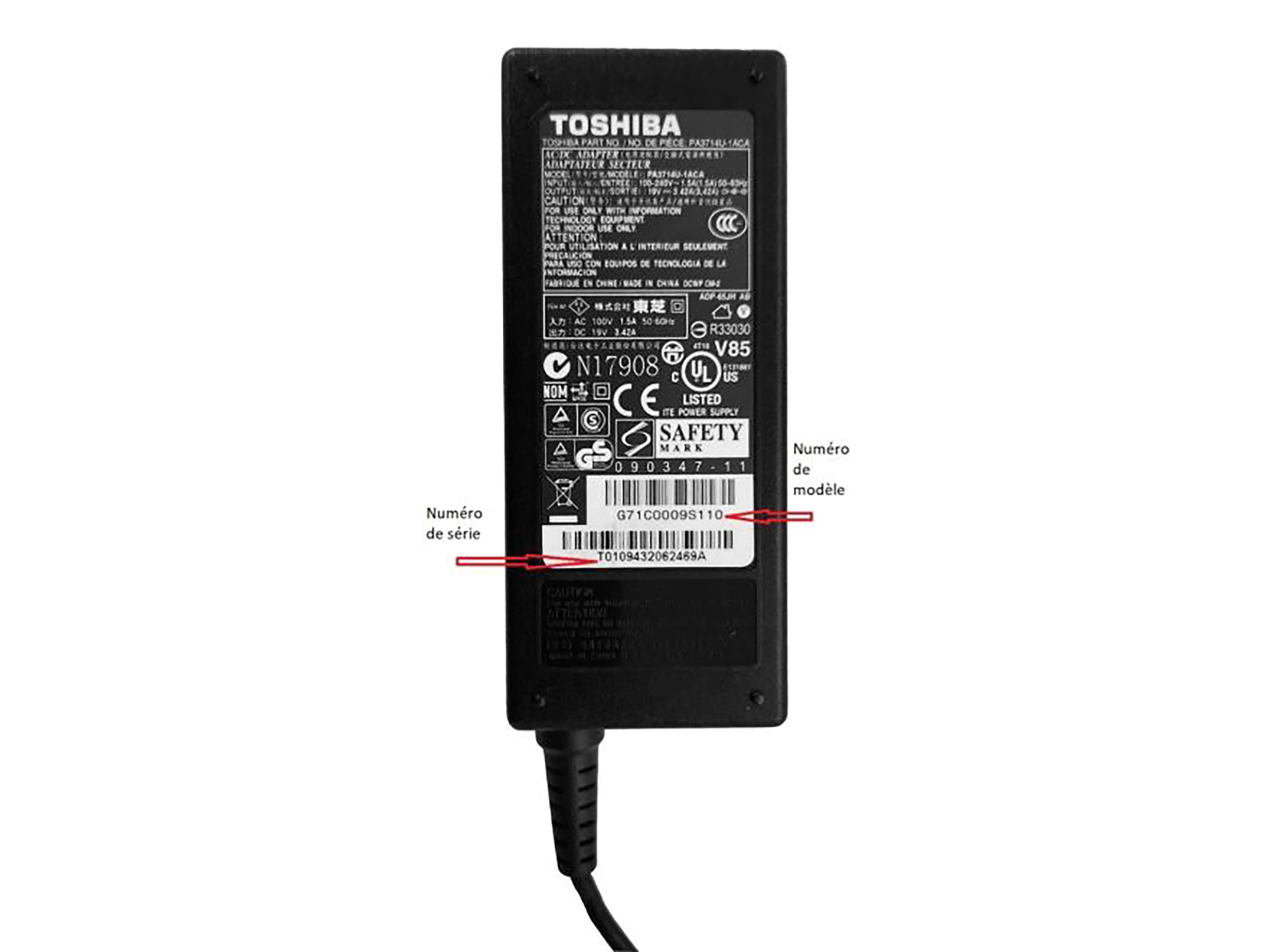 Adaptateurs c.a. Toshiba | Protégez-Vous.ca
