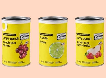Les jus congelés en conserve déjà de retour en épicerie