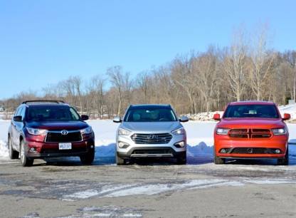 Essai - VUS highlander durango santafe enclave
