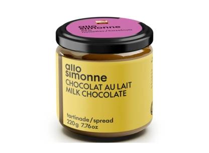 Tartinade chocolat au lait allo simonne
