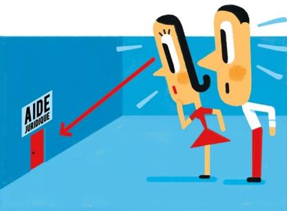 Aide juridique attention acces limite