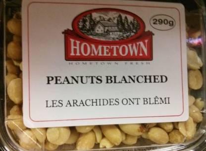 Le beurre a toasté des arachides