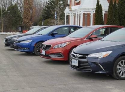 Essai - Toyota Camry, Hyundai Sonata, Mazda6 et Chrysler 200