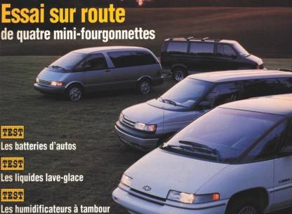 Quand la minifourgonnette était la vedette sur les routes du Québec