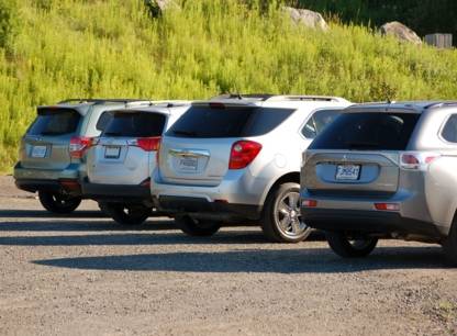 Essai comparatif quatre VUS compacts (Toyota RAV4, Subaru Forester et Mitsubishi Outlander)