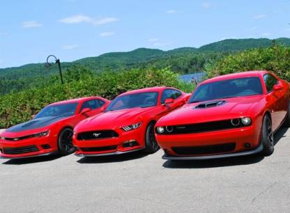 Essai - Dodge Challenger, Ford Mustang, Chevrolet Camaro: trois sportives rétro et musclées