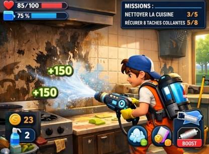 Des jeux vidéo pour vous motiver à nettoyer