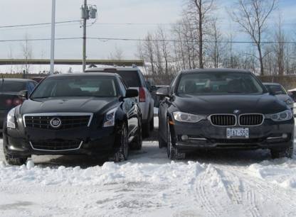 Essai comparatif - BMW Serie 3 Cadillac ATS