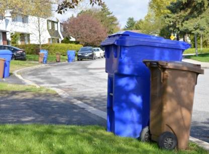 Encore trop de matières indésirables dans le bac bleu
