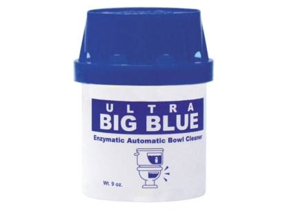 Nettoyeur automatique de cuvette de toilette de marque Ultra Big Blue