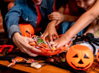 À quoi ressemblent 100 calories de bonbons d'Halloween ?
