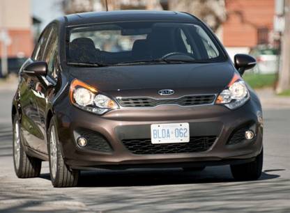 Essai comparatif quatre sous-compactes Kia Rio, Hyundai Accent, Chevrolet Sonic et Toyota Yaris