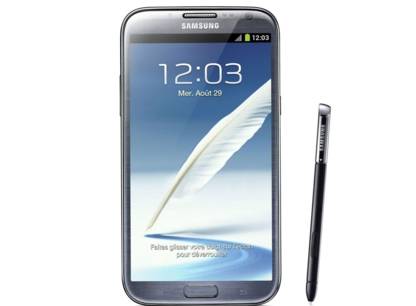 Galaxy Note II entre telephone et tablette
