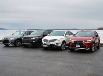 Essai - BMW X3, Land Rover Discovery Sport, Lexus NX 200t et Lincoln MKC