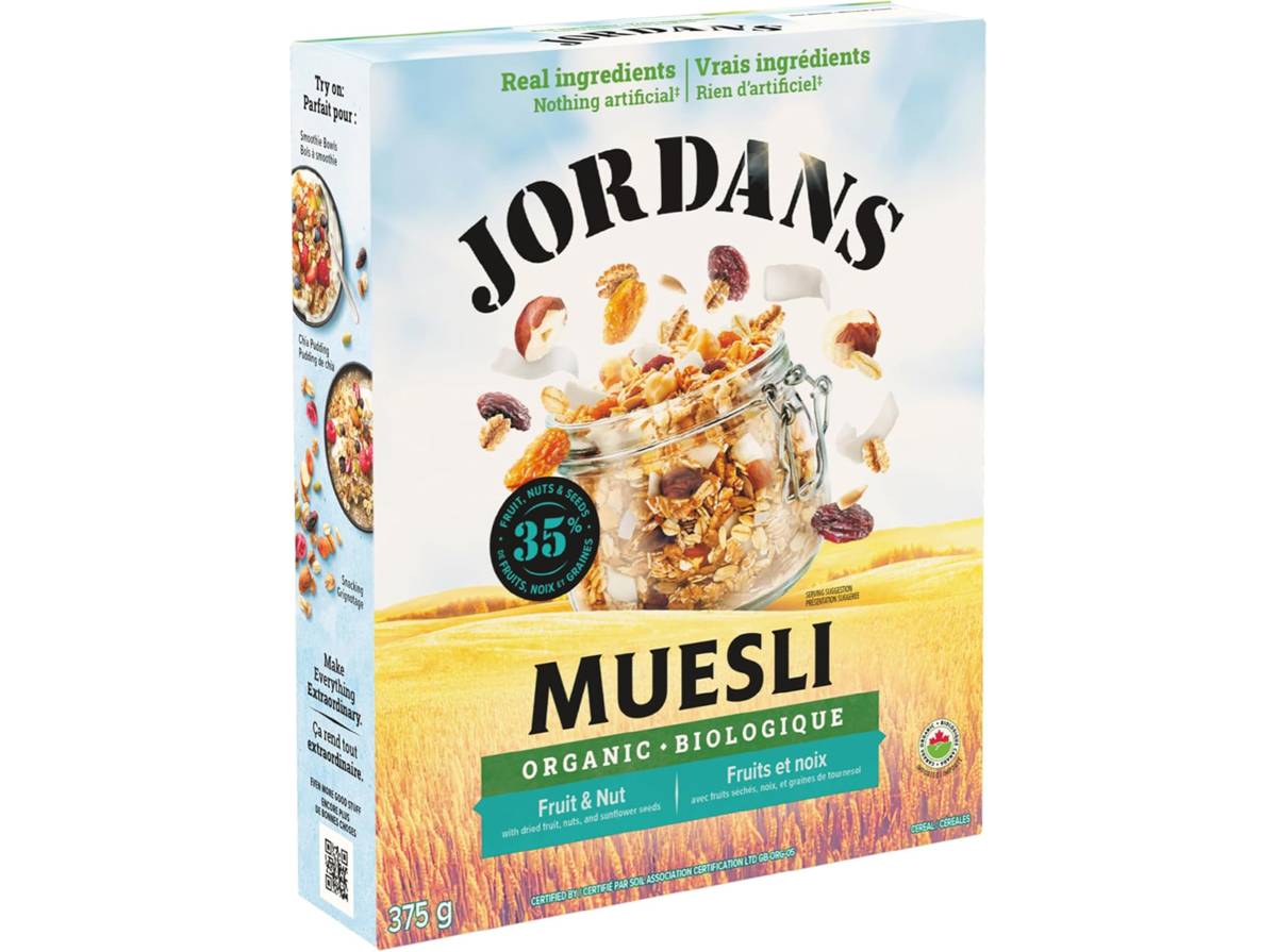 JORDANS Muesli Matin – Mélange fruits et noix | Protégez-Vous.ca