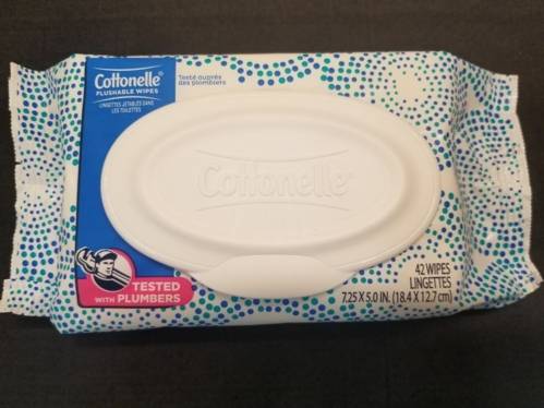 Lingettes jetables Cottonelle et Cottonelle GentlePlus