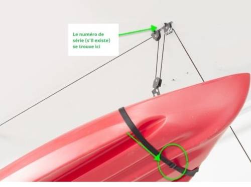 Palans de plafond Delta Cycle avec sangles