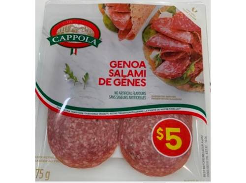 Salami de Gênes Cappola