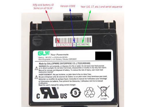 Blocs-batteries GLW pour trottinettes et planches gyroscopiques