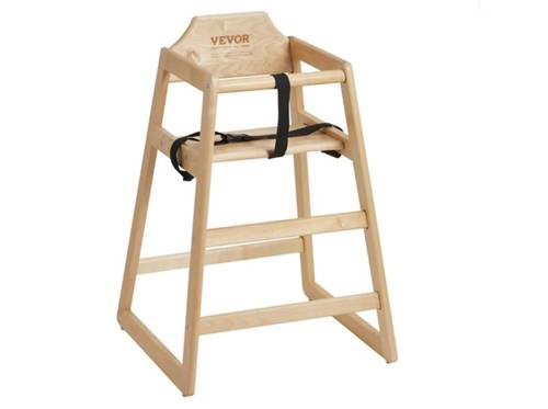 Chaises hautes en bois VEVOR