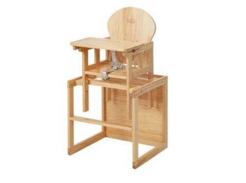 Chaise haute transformable 2-en-1 Funlio